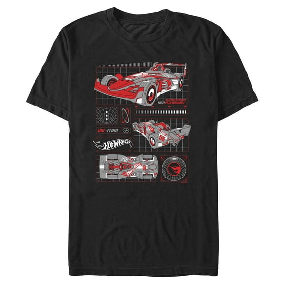 Mens Hot Wheels High Performance 4 Trac T Shirt