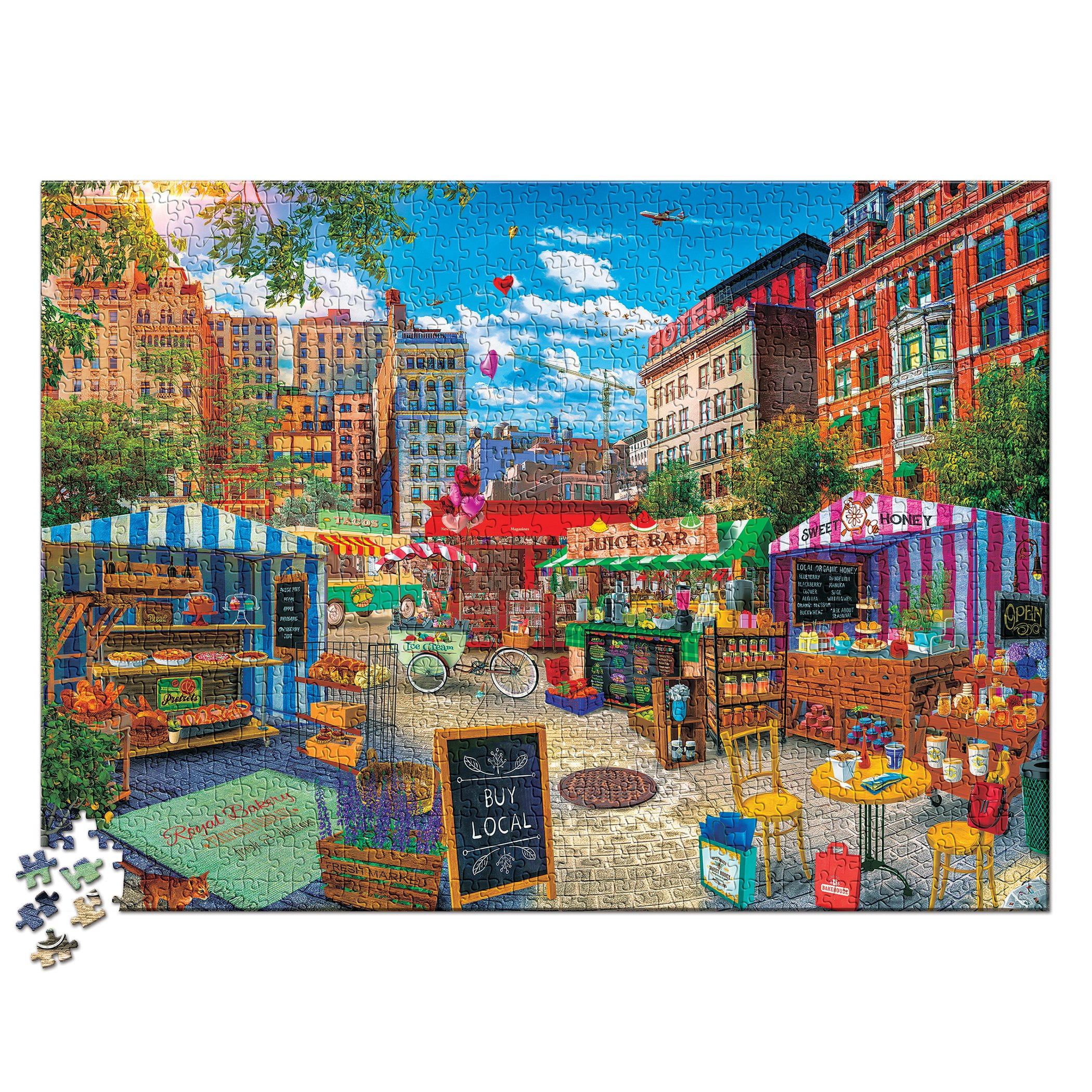 Contemporary Puzzles Masterpieces Signature Collection WATERFRONT 1,000