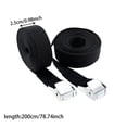 thumbnail image 3 of Lashing Strap, Tension Strap, Fastening Strap With Zinc Alloy Buckle, Polypropylene Strapping Strap For Camping, Luggage, Packages, Transportation, 3 of 6