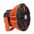 thumbnail image 4 of Ventilador de tienda de campaña para exteriores, control remoto, ventilador colgante con luz LED, funciona con pilas, ventilador recargable por USB para senderismo, barbacoa, viajes, pesca, 4 of 14