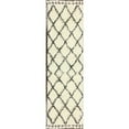 thumbnail image 2 of Nuloom 3' x 5' Hand Knotted Fez Shag Rug in Natural, 2 of 5