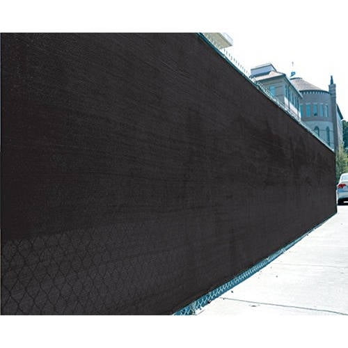 ALEKO Fence Privacy Screen Windscreen Mesh Fabric Lock Holes Beige 6x150 Ft 
