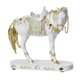 thumbnail image 1 of Estatua de caballo, decoración, adorno de mesa, artesanía, regalo, centro de mesa de escritorio, colección de resina Blanco, 1 of 9
