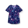 thumbnail image 5 of Woman Within Plus Size Short-Sleeve V-Neck Shirred Tee, 5 of 6