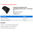 thumbnail image 2 of Automatic Transmission Pan - Compatible with 2015, 2017 - 2019 Audi Q7 2018, 2 of 2