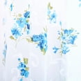 thumbnail image 4 of Clearance under $5 FAMTKT Sheer Curtains Flower Sheer Curtain Tulle Window Voile Drape Valance 1 Panel Fabric Living Room Curtains, Summer Savings Clearance, 4 of 6