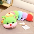 thumbnail image 4 of Almohada de peluche Caterpillar para abrazar animales de peluche, 90 cm, multicolor, 4 of 4