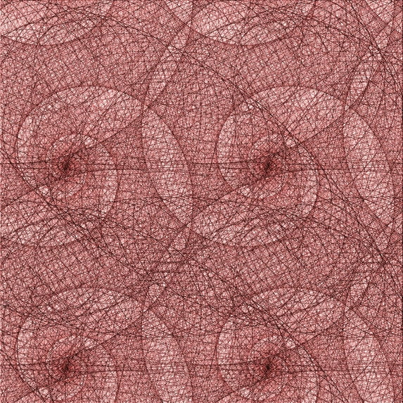 Ahgly Company Machine Washable Indoor Square Transitional Light Coral Pink Area Rugs, 6' Square
