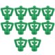 thumbnail image 2 of 10PCS G1/2 Male Thread 360 Degree Rotating Sprinkler for Garden Lawn Irrigation Supplies, 2 of 4