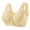 Light Yellow, variant on Front Closure Bras for Women Comfortable Breathable Wide Strap Wireless Bra Everyday Bras