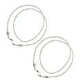 thumbnail image 1 of HORIALENCE 2Pcs Eyeglass Chain Retro Lolita Imitation for Women Daily Use, 1 of 8