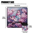 thumbnail image 5 of SEANATIVE Butterfly Sewing Machine Pad Organizer Cherry Blossom Muffling Mat Accessories with Small Cylinder Sewing Machine Mat Reduce Vibration and Noise for Most Machines, 5 of 6