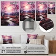 thumbnail image 4 of Designart "Birch Woods Pink Euphony II" Floral Metal Art Print, 4 of 5