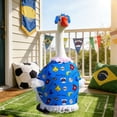thumbnail image 5 of Nkmbld Goose Decor Sports Style Porch Goose Decoration for Cement Plastic Goose Statue, Rustics Goose Costume Clothes for Outdoor Patio Yard Decor, 5 of 8
