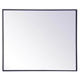 thumbnail image 2 of Metal frame rectangle mirror 30 inch x 36 inch in Blue, 2 of 6