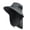 Grey, variant on Unisex Hat Scarf Breathable Neck Protective Wide Brim Anti-slip Full Protection Windproof Fixed Strap Fishing Camping Cycling Fisherman Hat Scarf Headwear