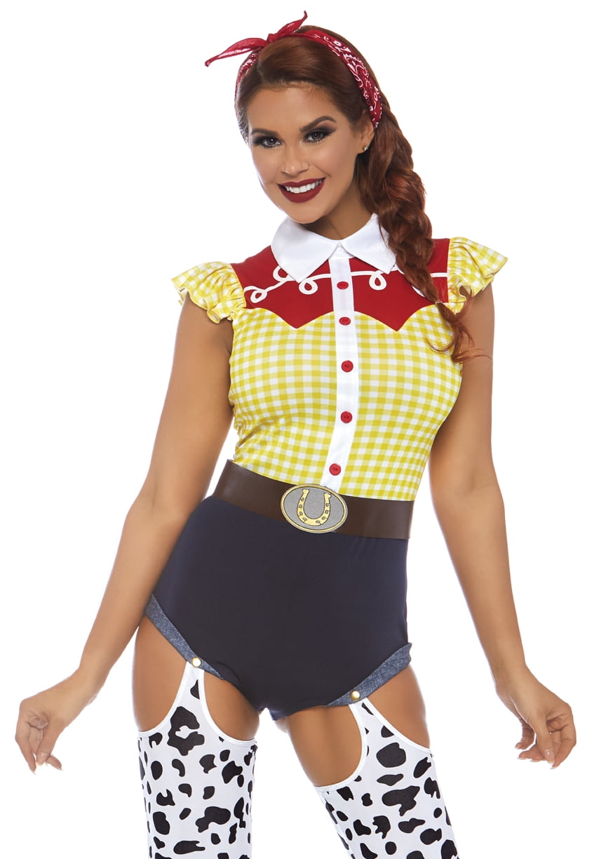 Giddy up rhinestone cowgirl costume Clearance