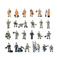thumbnail image 1 of 10pc Scale 1 : 87 Model Railway Painted Train Street Figures Worker People N1, 1 of 6