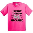 thumbnail image 3 of Inktastic I Want to Grow Up to Be a Mechanic Youth T-Shirt, 3 of 5