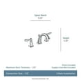 thumbnail image 6 of Moen T6620BN Brushed nickel two-handle bathroom faucet, 6 of 8