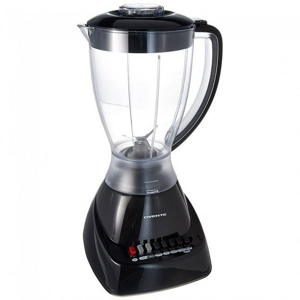 Ovente Electric Countertop Blender 1.5 Liter Stainless Steel Blades