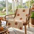 thumbnail image 2 of KFUIRDE Halloween Flannel Throw Blanket, Cozy Soft Lightweight Plush Blanket, Festive Printed Decorative Blanket for Sofa, Couch, Bed, Living Room & Holiday Decor, 28x40in Style E, 2 of 7