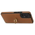 thumbnail image 5 of Allytech for Samsung Galaxy A53 5G Case with Ring Holder, Premium PU Leather Kickstand Shockproof Cards Holder Cash Pocket Wallet Case Cover for Samsung Galaxy A53 5G - Brown, 5 of 7