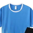 thumbnail image 4 of KPOPLK Boys Athletic Shorts Set Breathable Boys TShirt and Basketball Shorts 2 Piece Outfit Set Size 7-8 Years,Sky Blue, 4 of 4