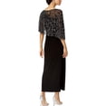 Robe Longue Soirée MSK Pourpre Dentelle Faux Wrap - Taille 6, Neuve Sans étiquettes
