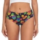 thumbnail image 1 of Fotbe Colorful Pineapples1 Calzones Estampados para Mujer – Ropa Interior de Algodón, Cómoda, Suave y Elástica-Small, 1 of 6