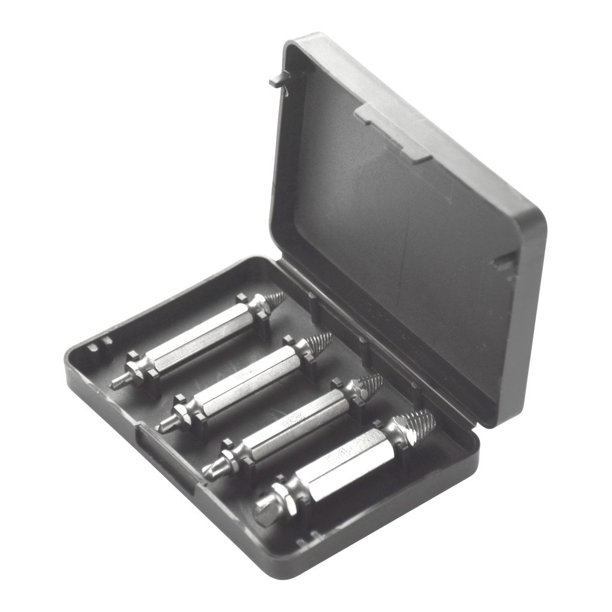 4Pc Mini Power Damaged Screw Extractor Easy Out Bit Remover Tool Set