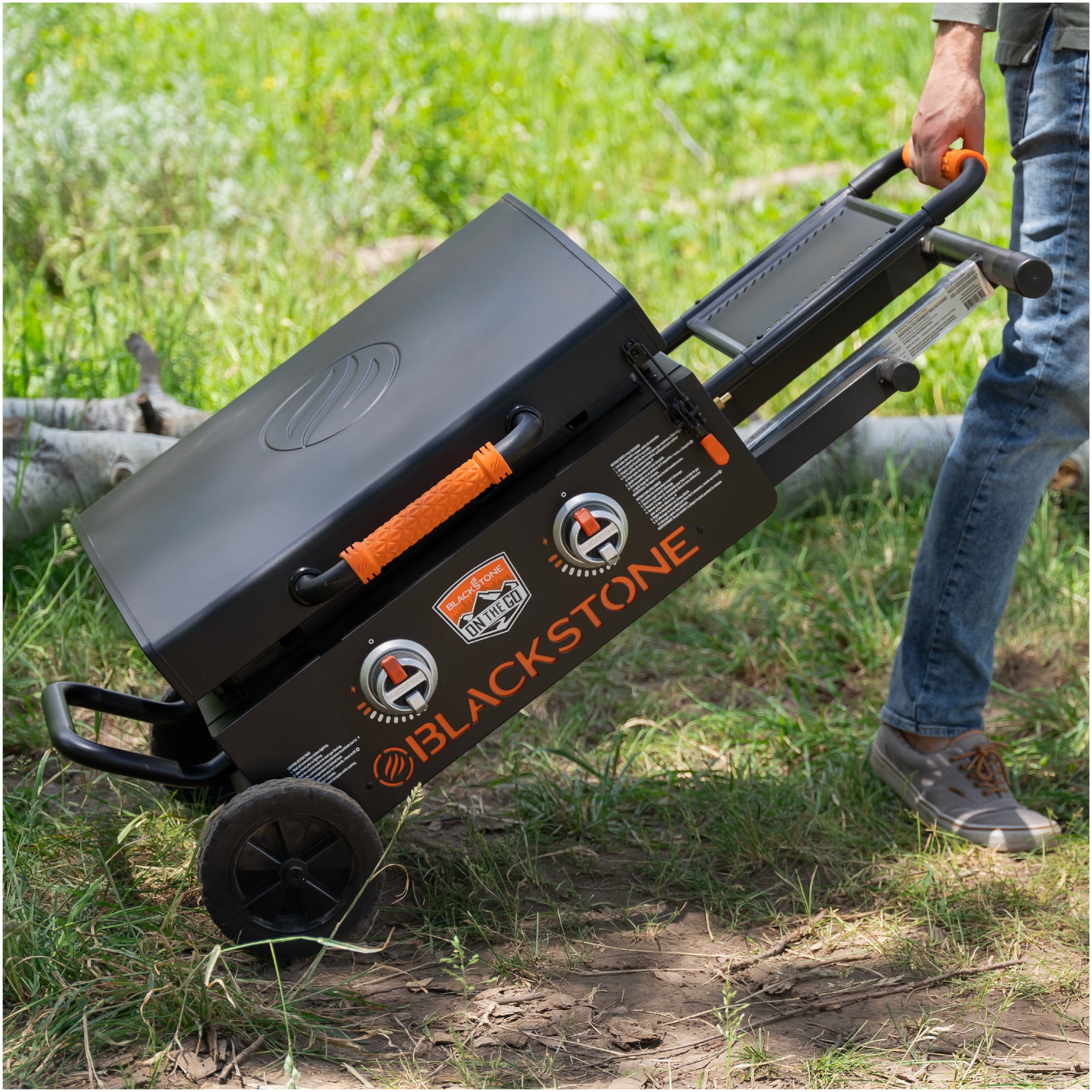 Blackstone On-the-Go 2-Burner 22” Propane Omnivore Griddle with Flexfold Legs