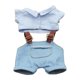 thumbnail image 1 of Ropa para muñecas de peluche Perfke Pantalones azules 17 cm, 1 of 9