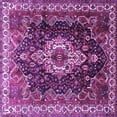 thumbnail image 1 of Ahgly Company Indoor Square Persian Purple Traditional Area Rugs, 4' Square, 1 of 4