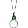 thumbnail image 6 of Magnifying Glass Necklace Mother's Day Gift,Optical Magnifier Lens with Vintage Crystal Bead Pendant for Elders to Enlarge Books Newspapers by, 6 of 12