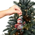 thumbnail image 1 of Mini Navideña Muñeco Nieve para Navidad Ventana Y Chimenea, 1 of 9