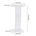 thumbnail image 2 of Clear Acrylic Podium Church Pulpit Plexiglass Lectern Debate Podium Conference, 2 of 18