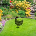 thumbnail image 3 of Adornos de jardín al aire libre, arte de patio de pollo, patio trasero, estacas de césped para el hogar, regalo de decoración FLhrweasw Nuevo, 3 of 7