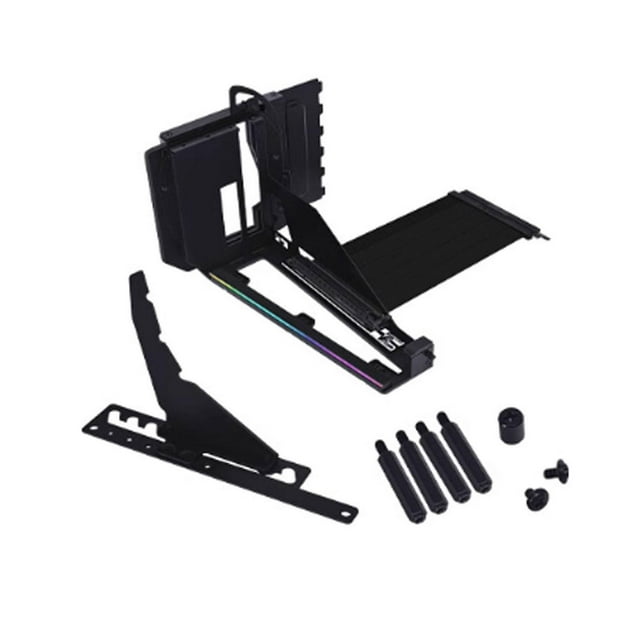 Vertical GPU Bracket Soporte para Tarjeta Gráfica Soporte Ajustable Multi Dirección Montaje Vertical Fabricado en Acero Resistente Adecuado para Ensamblaje de Computadoras de Escritorio