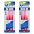 thumbnail image 1 of Brilliant Soft Toothbrush for Adults - With Over 14,000 360 Degree Micro-Fine, Rounded-Tip Bristles for Easy & Effective Cleaning, Red, 6 Count (10561R), 1 of 5