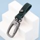 thumbnail image 1 of Llavero cuadrado de gamuza de metal, accesorio creativo para llaves tejidas de bricolaje, llavero colgante de cintura para hombre para coche, 1 of 6