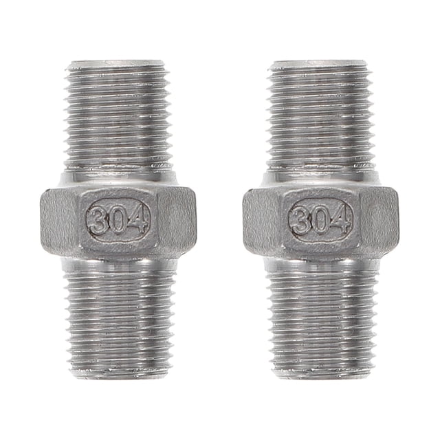 MasteelfCA 2pcs Hose Connector Male To Male Hose Adapter 9.5mm Water Pipe Fitting Connector