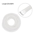 thumbnail image 2 of Uxcell 20m Silicone Foam Strip Solid Rod Window Sealing Strip 3mm Rubber Weather Stripping for Car Door Window, 2 of 6