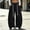 Black, variant on Njagoc3 Women's Baggy Barrel Sweatpants Oversized Wide Leg Y2k Streetwear with Rope Drawstring and Pockets