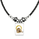 thumbnail image 1 of collar a mano colgante de cuerda de cuero Unbranded M, 1 of 3