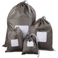 thumbnail image 1 of WINOMO 4 bolsas organizadoras universales de nailon impermeables con cordón para viajes al aire libre en diferentes tamaños, 1 of 7