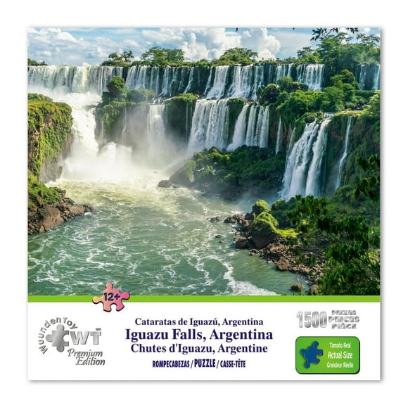 Rompecabezas Wuundentoy Cataratas de Iguazú Argentina Premium Edition 1500 Piezas