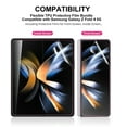 thumbnail image 6 of Elegant Choise 1 Set Screen Protector Hydrogel with Camera Lens Protector Tempered Glass for Samsung Galaxy Z Fold 4, Clear, 6 of 14