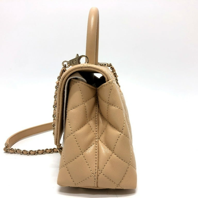 Pre-Owned CHANEL A92990 Matelasse Coco Handle XS Bag Shoulder