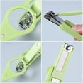 thumbnail image 3 of 1 cortaúñas con lupa LED de acero inoxidable para mujeres, hombres y niños., 3 of 7